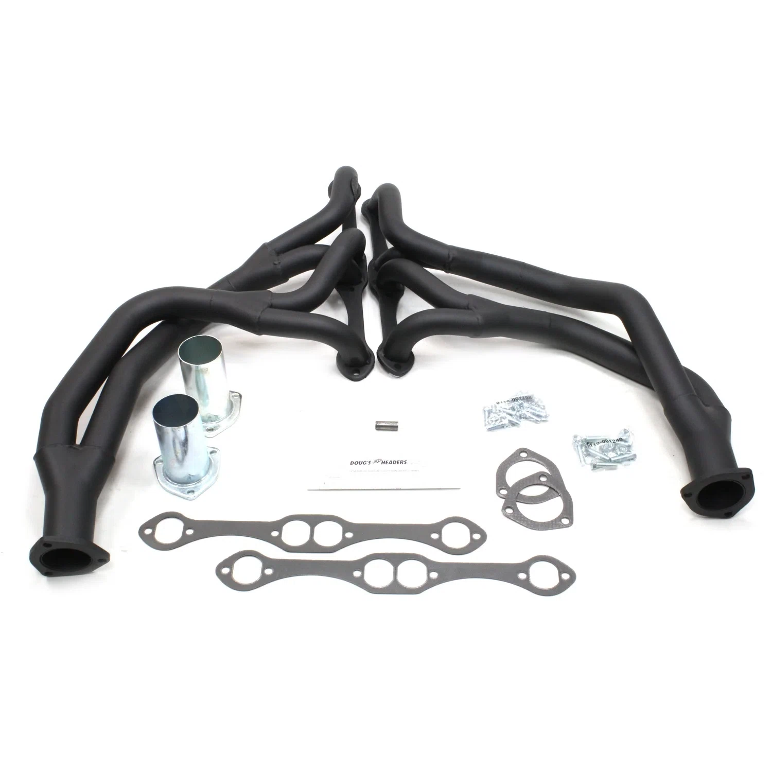 Tri-Y Headers for Chevy Truck SBC 63-87 1-5_8in Primary Black Coated D300Y-B